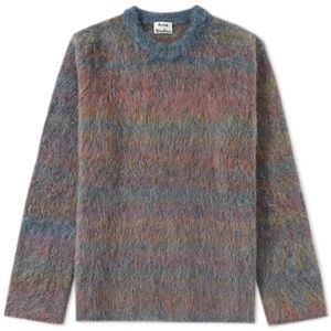 BNWT Acne Studios Nikos Mohair Sweater in Mineral Blue Large/ XL